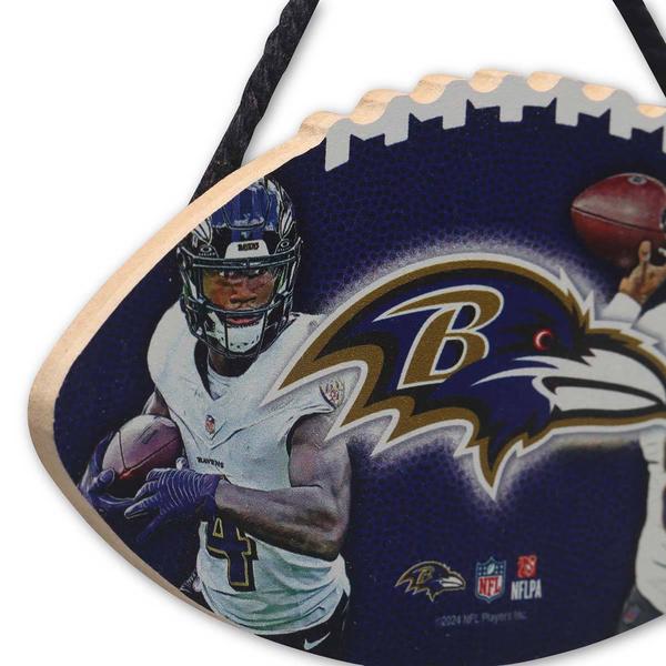 Open Road Ravens Hanging Mini Football Wall Decor