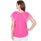 Womens Ruby Rd. Hothouse Florals Embroidery Sleeve Blouse - image 2