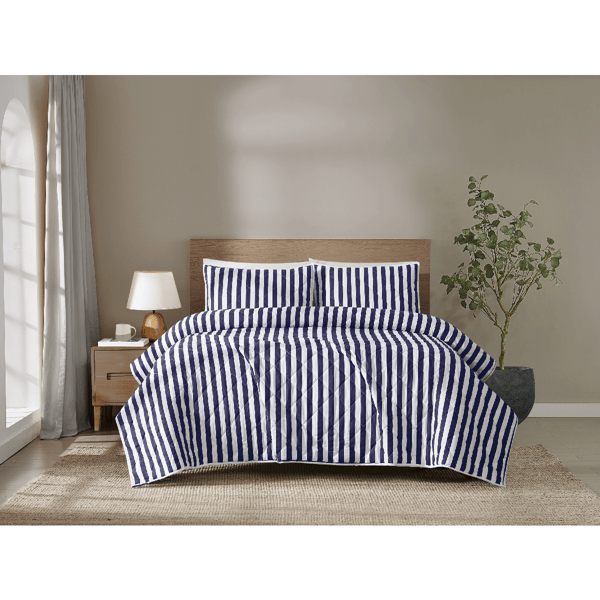 Brooklyn Loom Levi Stripe 3pc. Quilt Set - image 