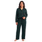 Womens Rene Rofe(R) Long Sleeve Plaid Notch Collar Pajama Set - image 1