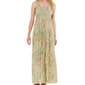 Juniors Pink Rose Floral Harmony Smocked Gauze Maxi Dress - image 3
