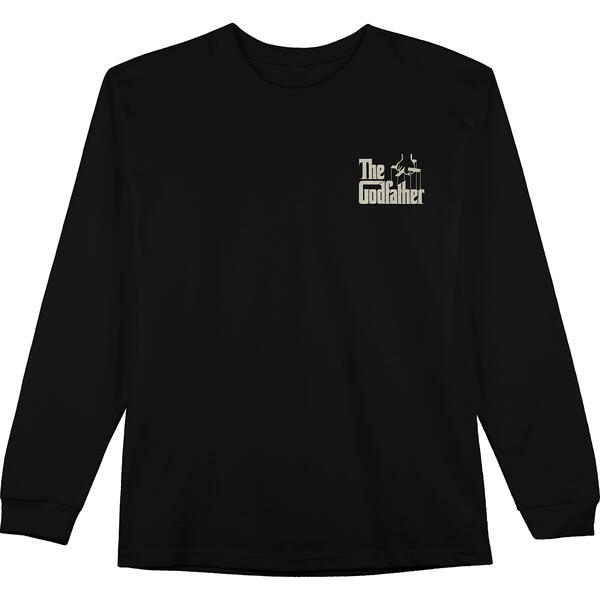 Young Mens The Godfather Long Sleeve Graphic T-Shirt - image 