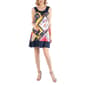 Womens 24/7 Comfort Apparel Patchwork Maternity Shift Dress - image 1