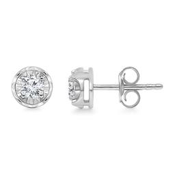 Nova Star(R) 1/2ctw. Silver Lab Grown Diamond Stud Earrings