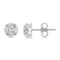 Nova Star(R) 1/2ctw. Silver Lab Grown Diamond Stud Earrings - image 1