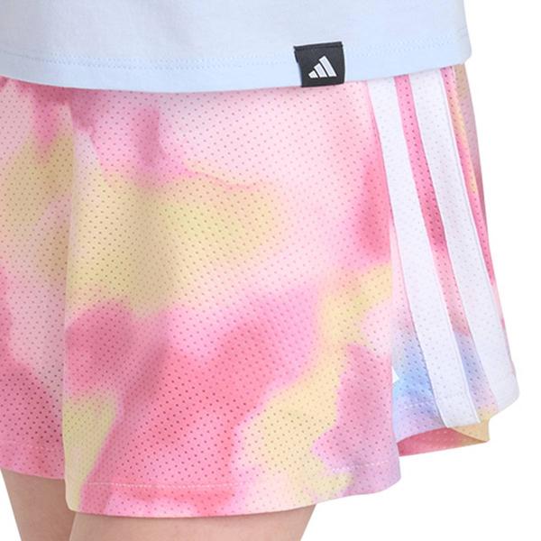 Girls (4-6x) adidas® Heart Logo Tee & Tie Dye Flounce Skort