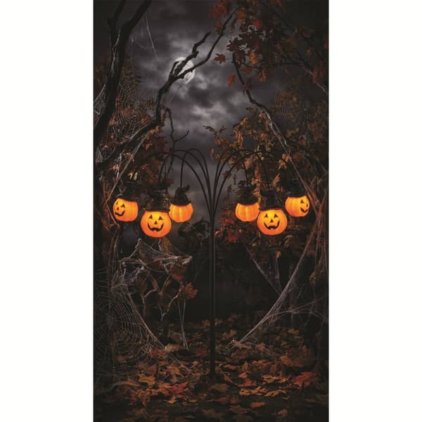 Solar 6-Head Pumpkin Lights