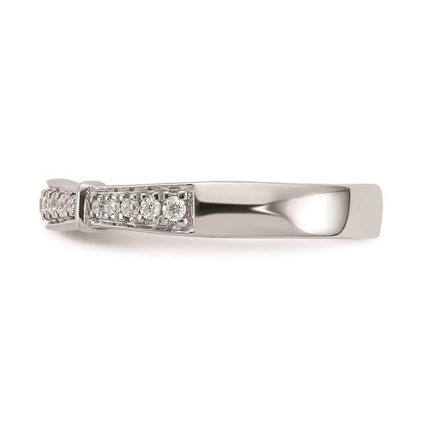 Pure Fire 14kt. White Gold Lab Grown Diamond Trio Band