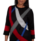 Womens Alfred Dunner Dinner Theater Color Block Sweater - image 5
