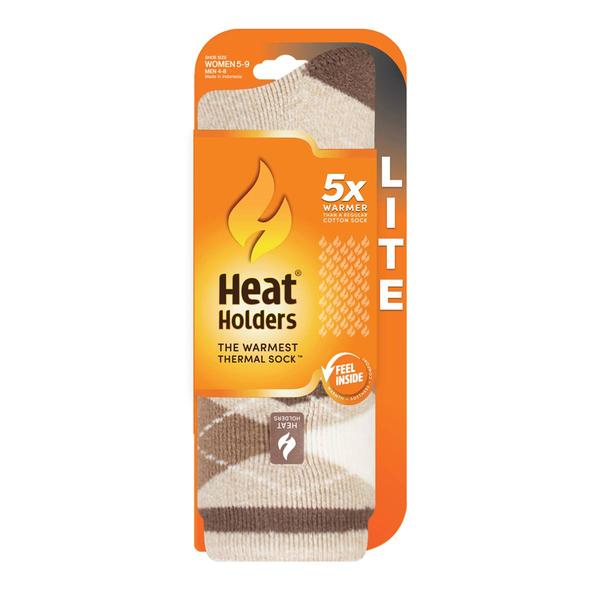 Womens Heat Holders® Azelia Lite™ Argyle Crew Socks
