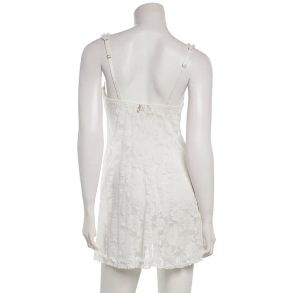 Womens Cinema 2pc. Lace Bridal Bra and Panties Set - 4204H