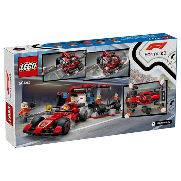 LEGO® CITY F1® Pit Stop & Pit Crew with Ferrari Car Building Kit