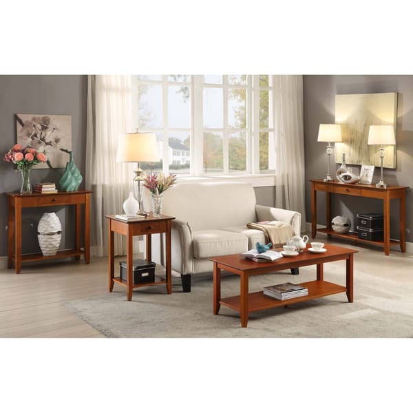 Convenience Concepts American Heritage End Table w. Drawer