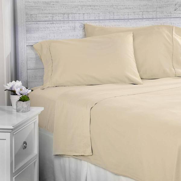 Imperial Living&#40;tm&#41; 400 Thread Count Dobby Solid Sheet Set - image 