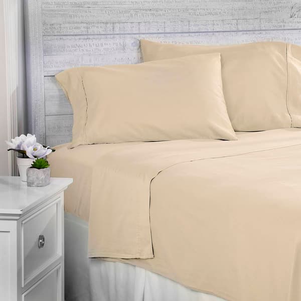 Imperial Living&#40;tm&#41; 400 Thread Count Dobby Solid Sheet Set - image 