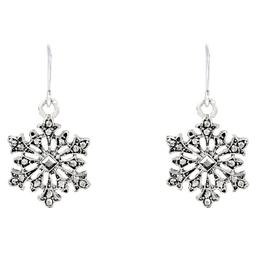 Snowflake/Christmas Tree/Star CZ Earring Set