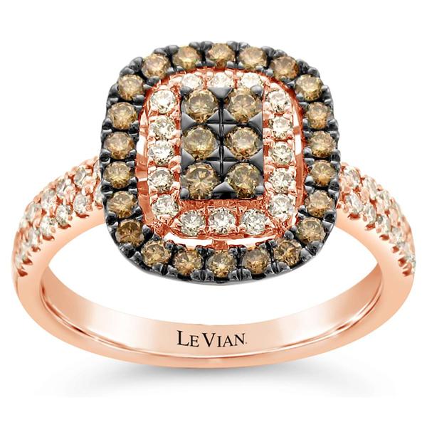 Le Vian(R) Rose Gold Brown Tone Diamond Ring - image 