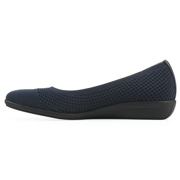 Womens White Mountain Florian Flats - Navy