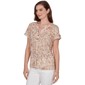 Womens Hearts of Palm Tropical Twist Paisley Blouse - image 3