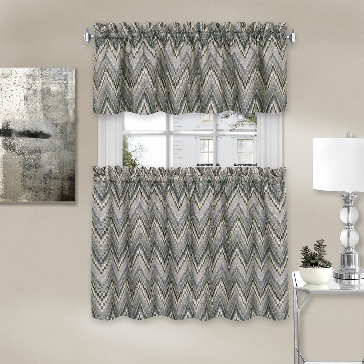Achim Avery Kitchen Curtain Set