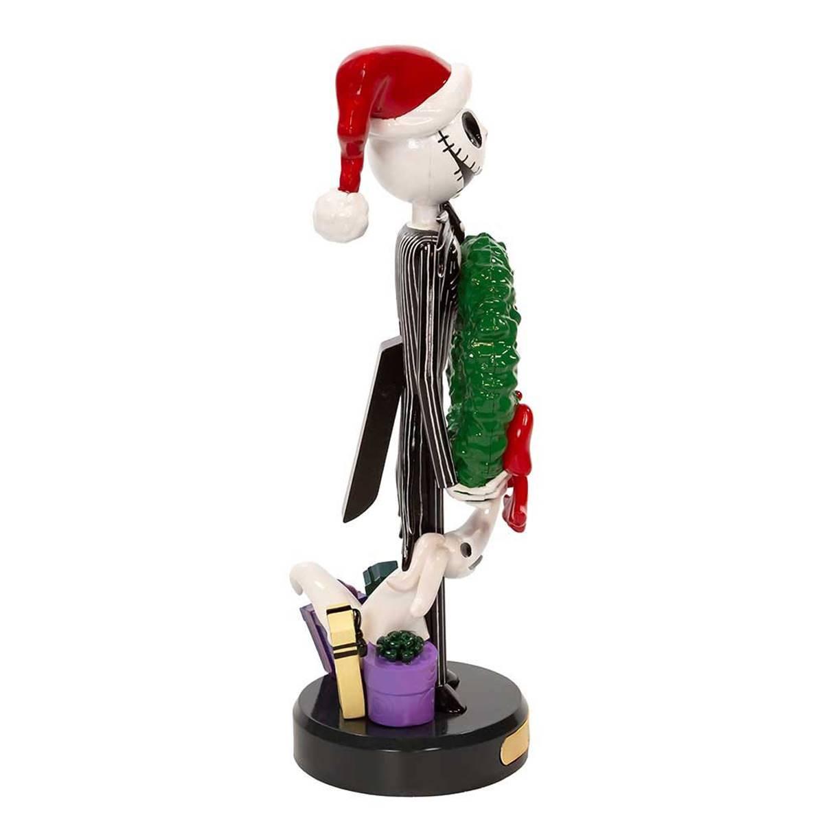 Kurt S. Adler 10in. Disney Jack Skellington w/ Wreath Nutcracker