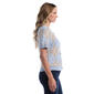 Womens Rafaella® Short Sleeve Argyle Cardigan - image 3