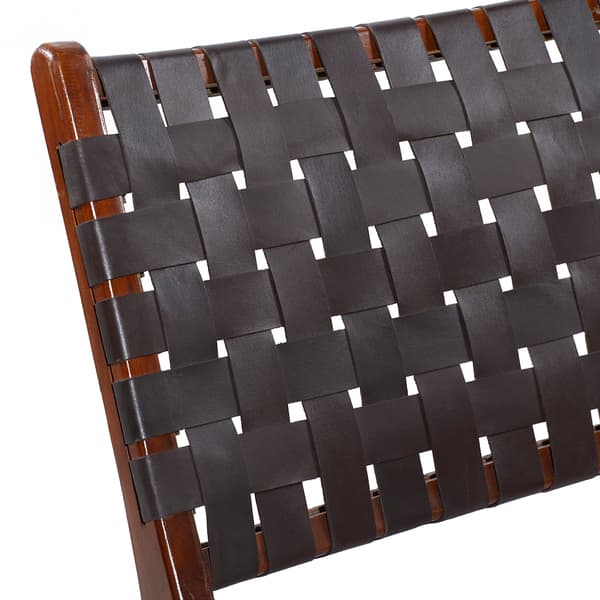 9th & Pike&#174; Brown Wood Modern Accent Chair - Set of 2