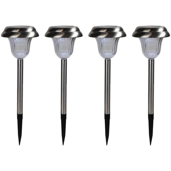 Northlight Seasonal Solar Powered LED Lights - Set of 4 - image 