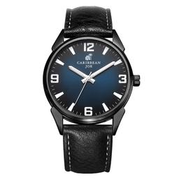Mens Caribbean Joe Gunmetal-Tone Blue Dial Watch - CJ7158GU