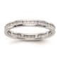 Pure Fire 14kt. White Gold Lab Grown 1/2ctw. Eternity Band - image 2