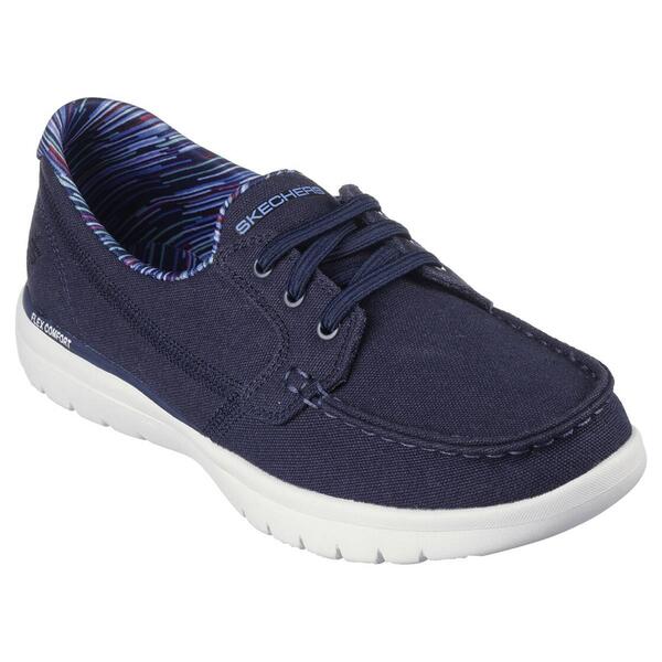 Womens Skechers On-the-GO Flex Luminescent Flex Boat Shoes - image 