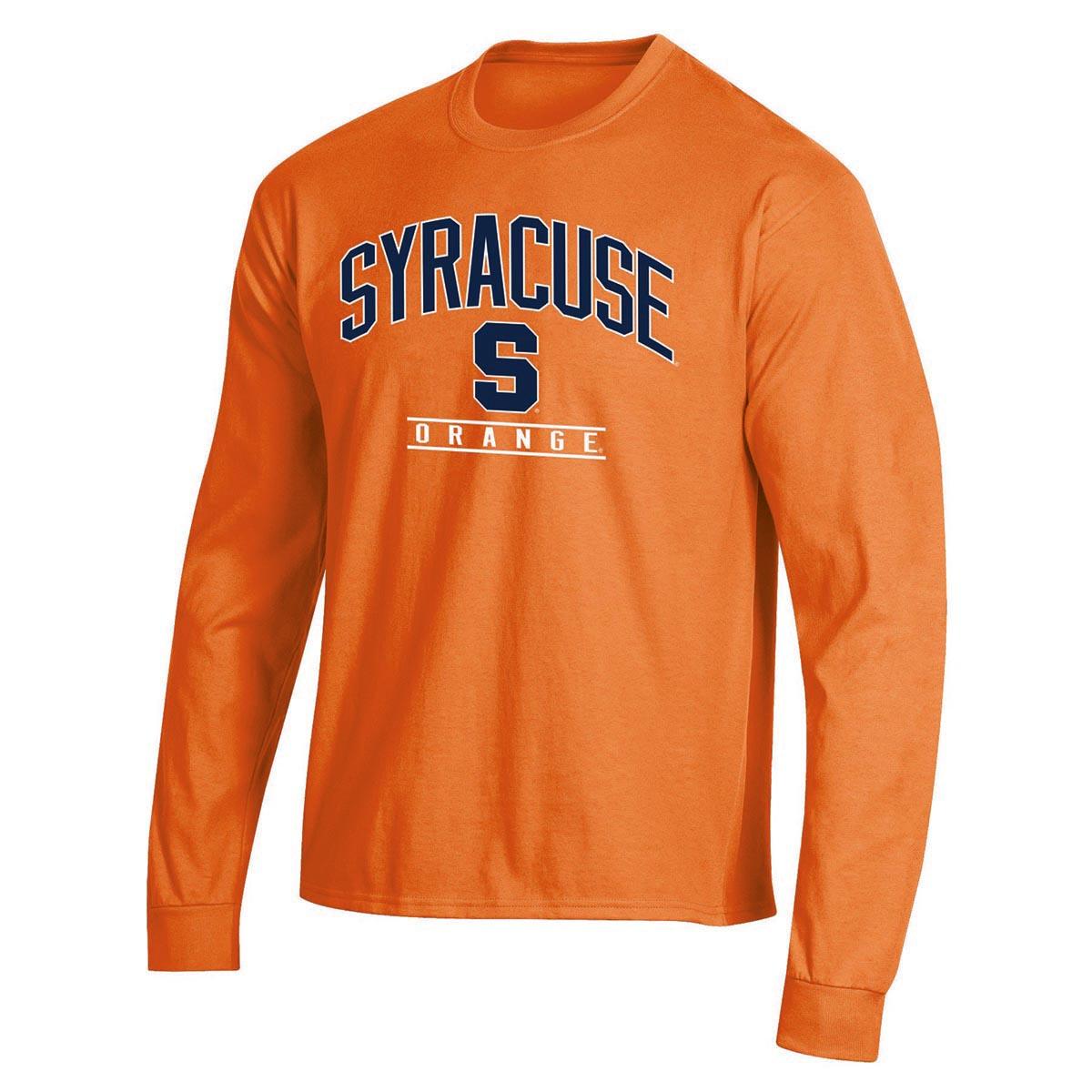 Mens Champion® Syracuse University Long Sleeve Tee
