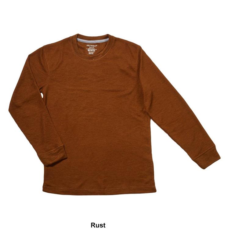 Boys (8-20) Architect® Jean Co. Solid Crew Neck Thermal Top