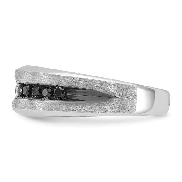 Mens Gentlemen’s Classics™ 14kt. White Gold Square Diamond Ring
