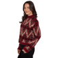 Womens Skye''s the Limit Wild Romance Zig Zag Textured Sweater - image 10
