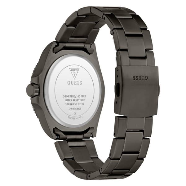 Mens Guess Green Sunray Dial Analog Watch - GW0968G3