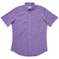 Mens Christian Aujard Short Sleeve Dress Shirt - Paisley Purple - image 1