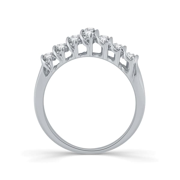 Nova Star® Sterling Silver 1/2ctw. Lab Diamond Ring