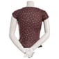 Juniors Madden Girl Cap Sleeve Plush Waffle Surplus Top - Brown - image 3