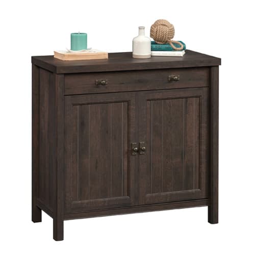 Sauder Costa Collection Library Base - Coffee Oak