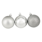 Northlight 60ct. Shatterproof 3-Finish Christmas Ball Ornaments - image 3