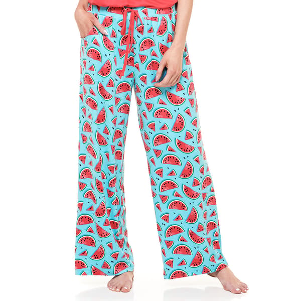 Womens Rene Rofe(R) Watermelon Pajama Pants