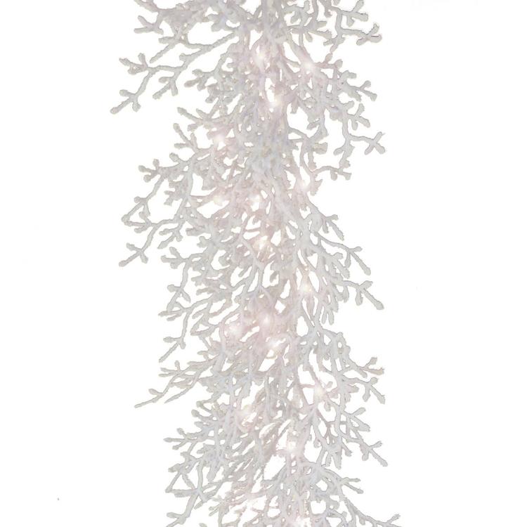 National Tree 6ft. Christmas by the Sea Coral Pre-Lit Garland