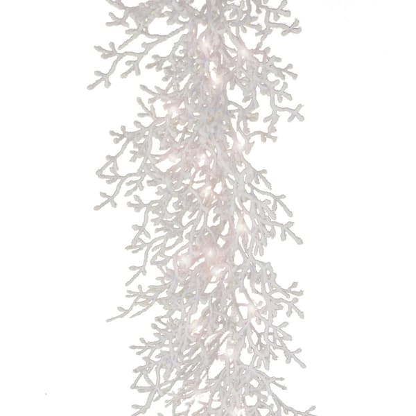 National Tree 6ft. Christmas by the Sea Coral Pre-Lit Garland