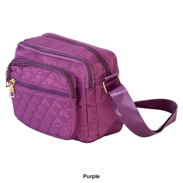 NICCI Nylon Quilted Crossbody Bag