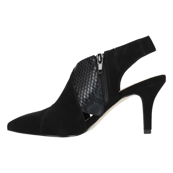 Womens Bella Vita Val Snakeskin Slingback Heels