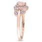 Gemstone Classics™ 10kt. Rose Heart Linked Ring - image 3