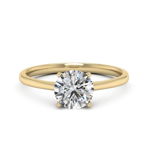 Moluxi&#40;tm&#41; 14kt. Gold 2ctw. Moissanite Solitaire Ring - image 
