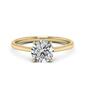 Moluxi&#40;tm&#41; 14kt. Gold 2ctw. Moissanite Solitaire Ring - image 1