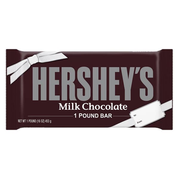 Hershey's Milk Chocolate Bar 1lb. - image 